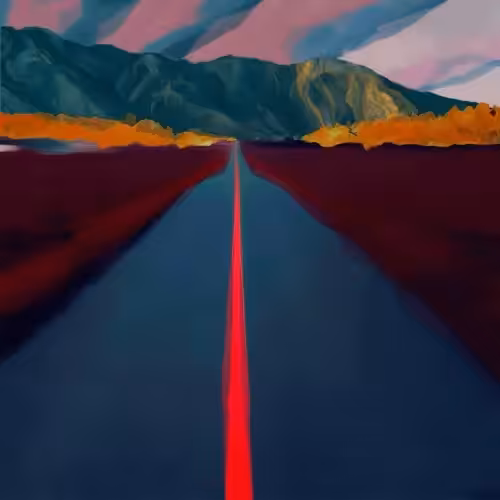 Generated Glitch Landscape #185