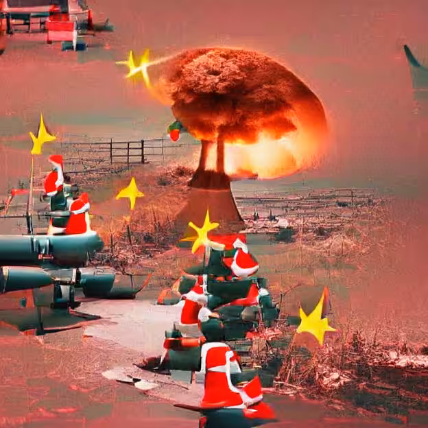 Santa Ruins Christmas