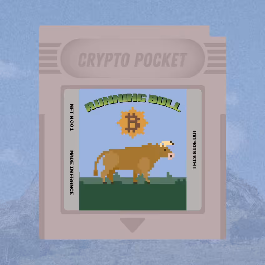 Crypto Pocket - Running Bull Cartridge