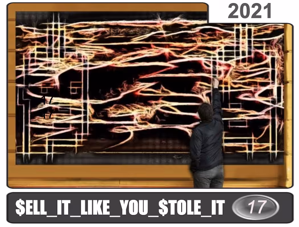 CHEEPCARDZ #17 - '$ELL_IT_LIKE_YOU_$TOLE_IT'