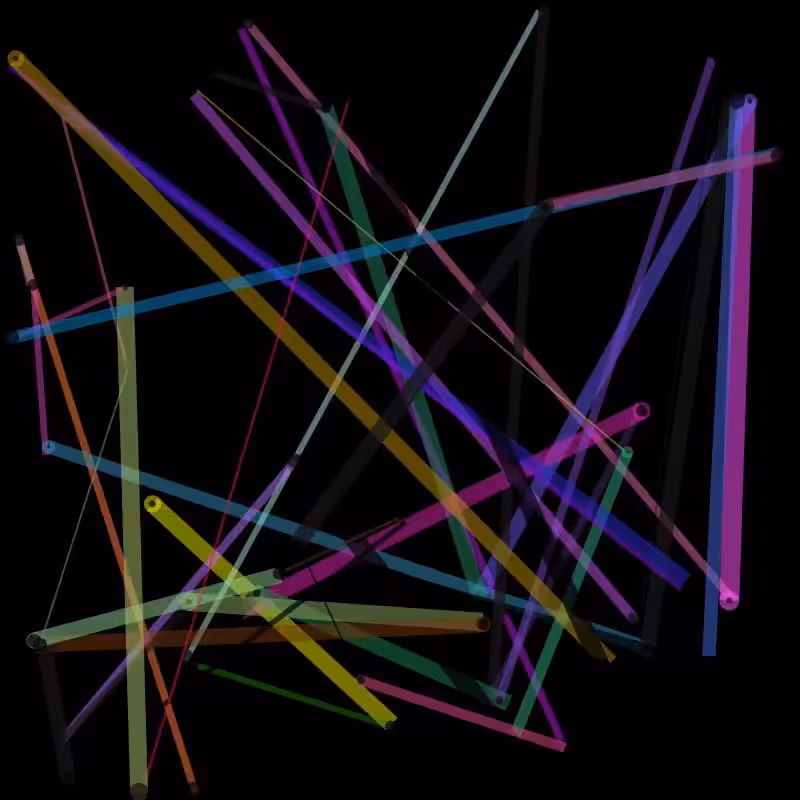 Generative Line Art Design 01 #05 1:1