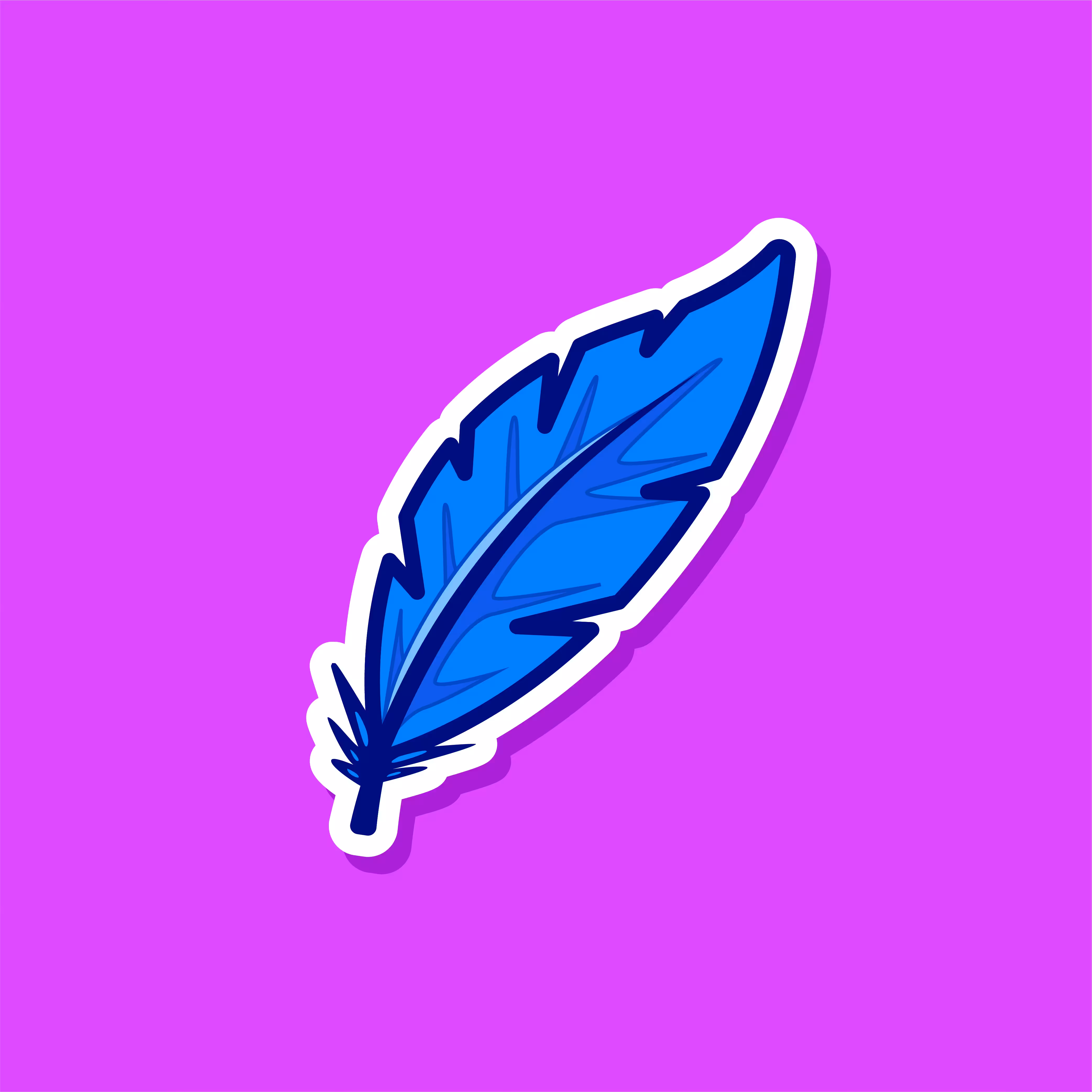 Special Stamp | Blue Feather