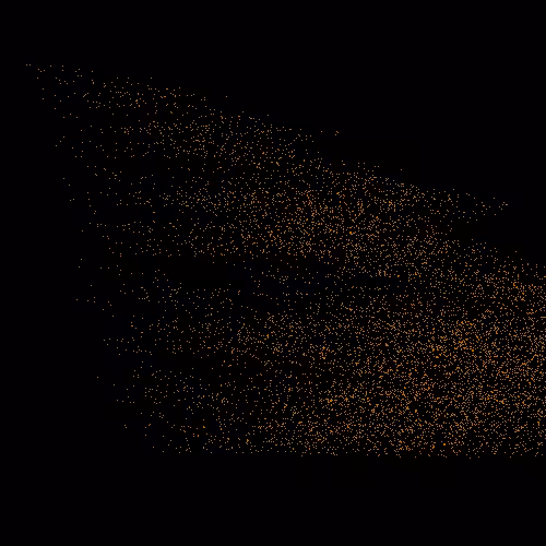 abstract random pixel and color