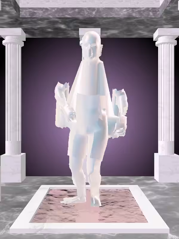 HeavenComputer: The Injured Pastel Pearl Man #5870