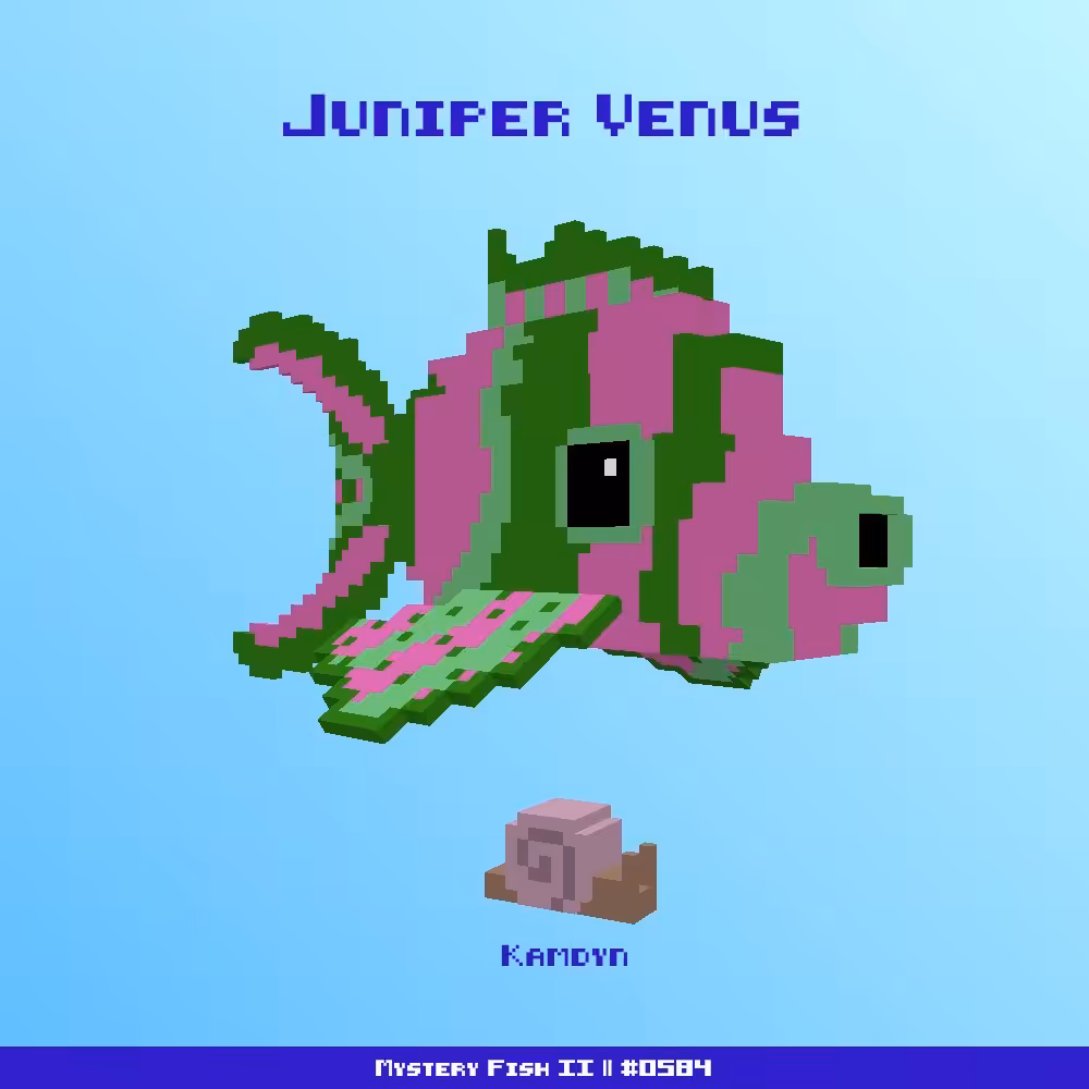 Juniper Venus :: Mystery Fish 0584/1000 