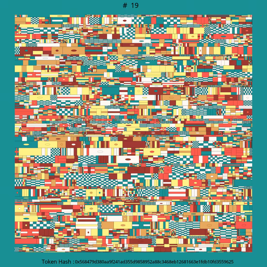 Abstracte Raster:The last piece #19