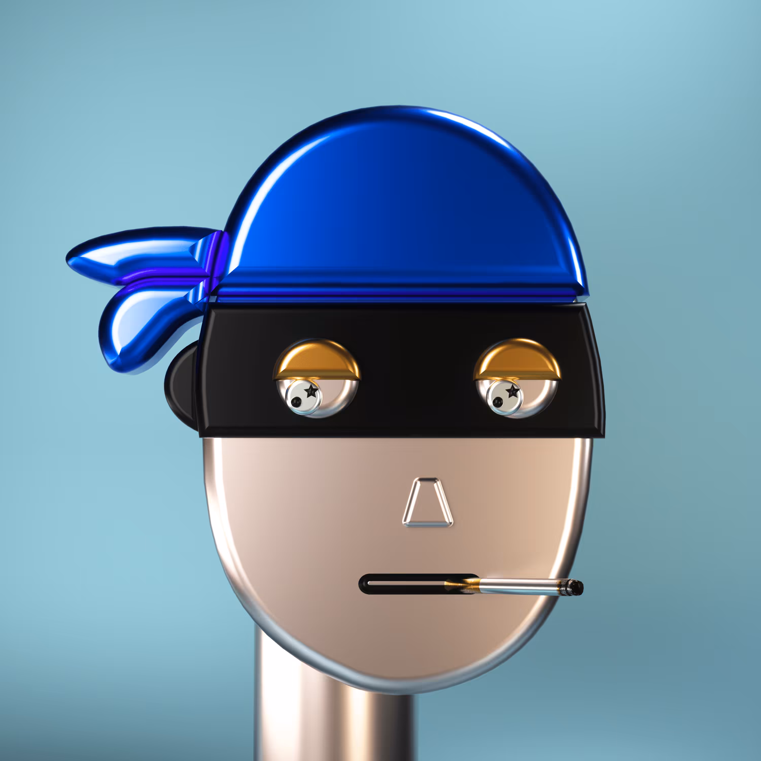 3D Chrome Punk #0354