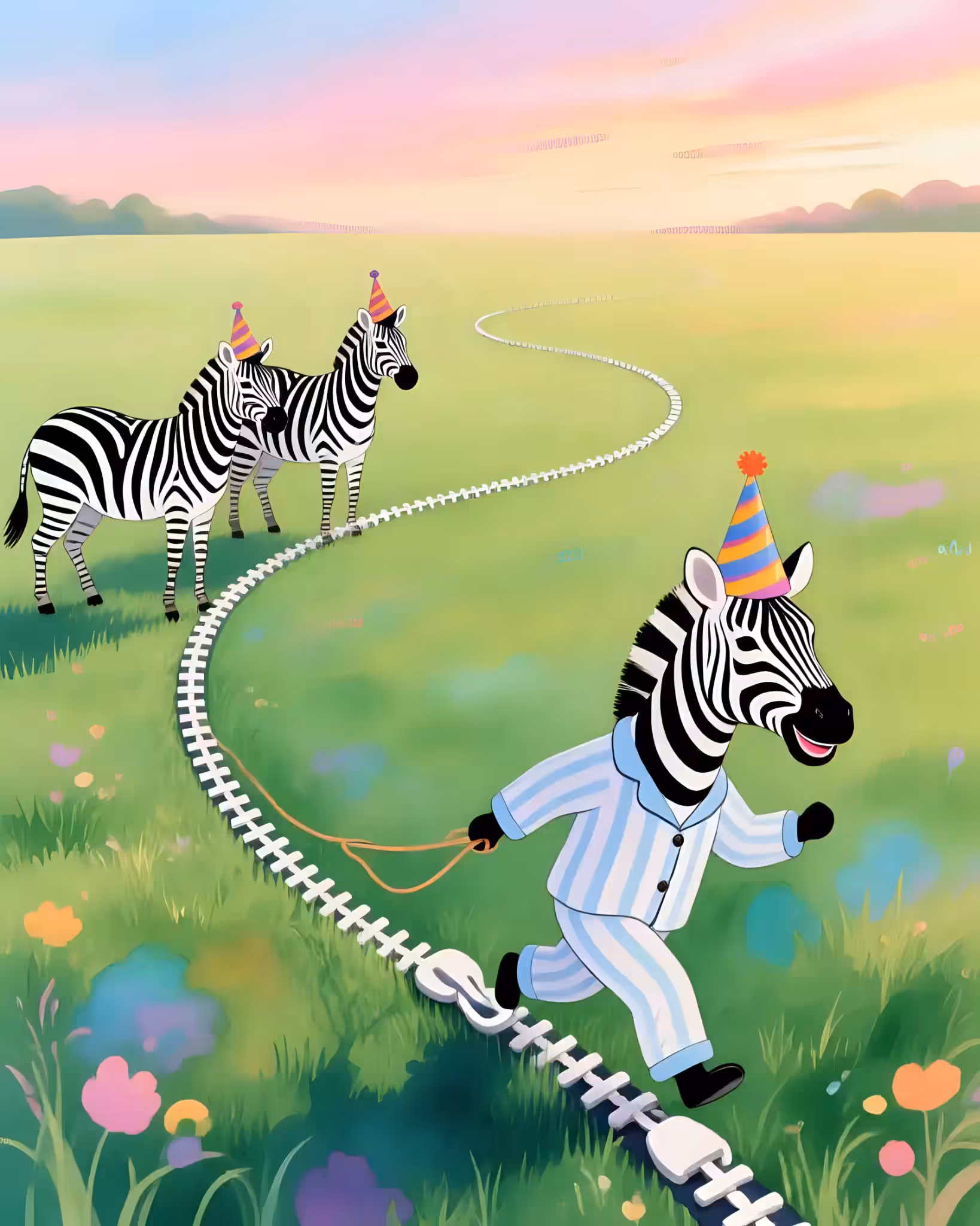 The zebra zipper 