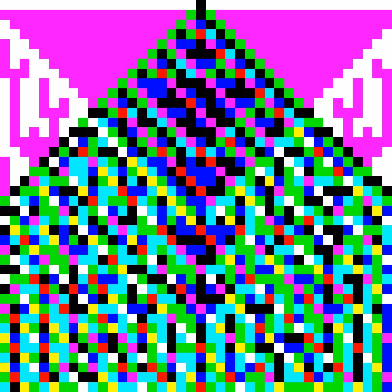 RGB Elementary Cellular Automaton #235