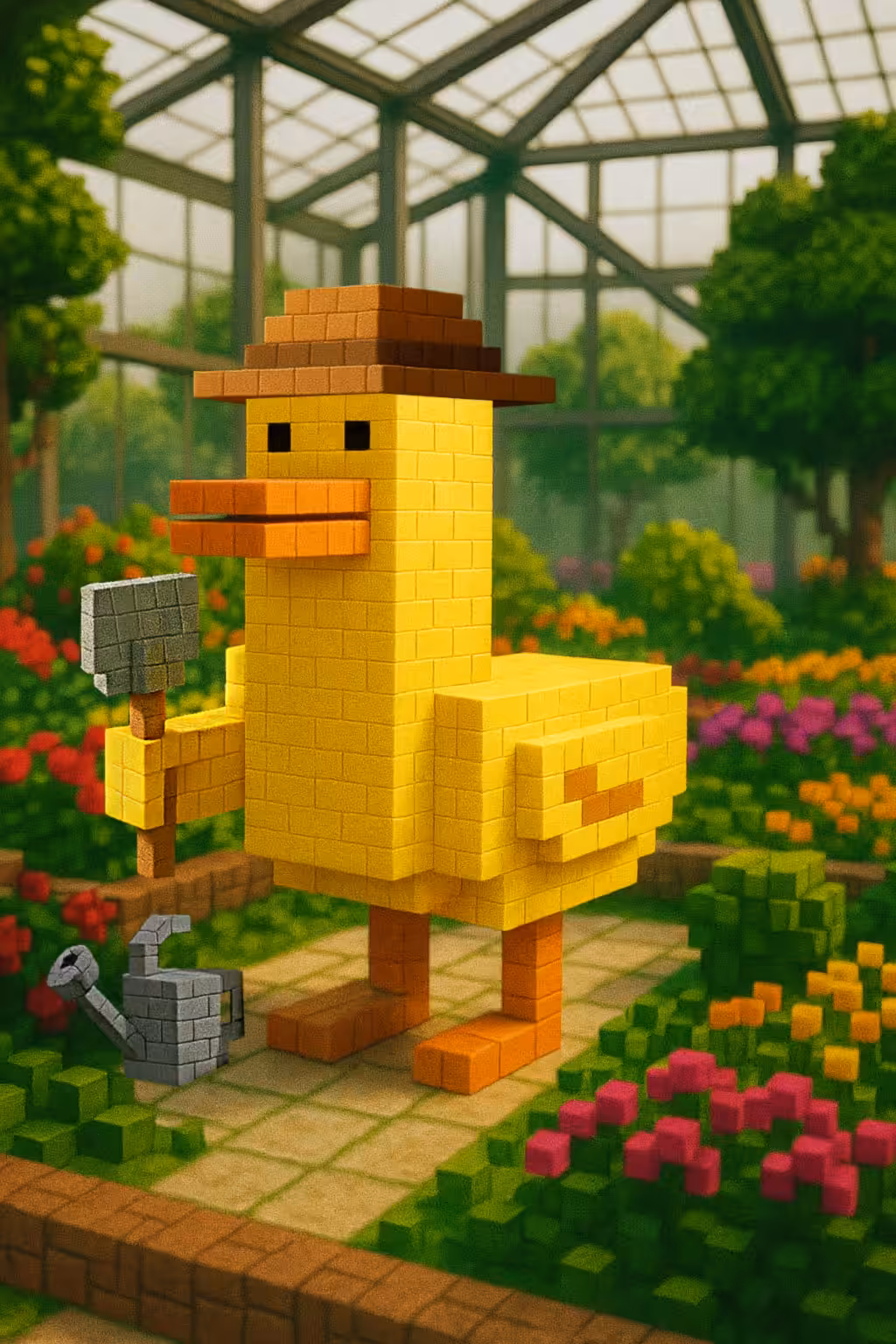 DUDE DUCK GARDENER