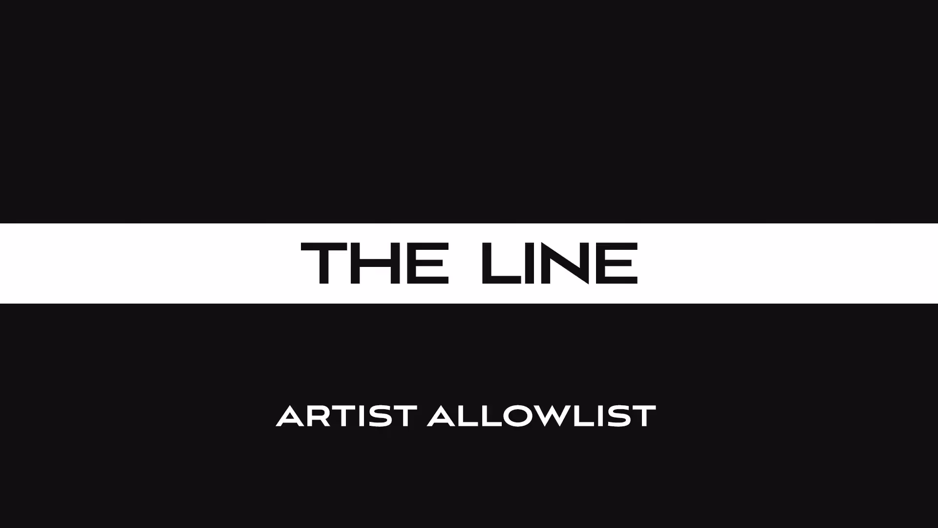 The Line Artist Allowlist