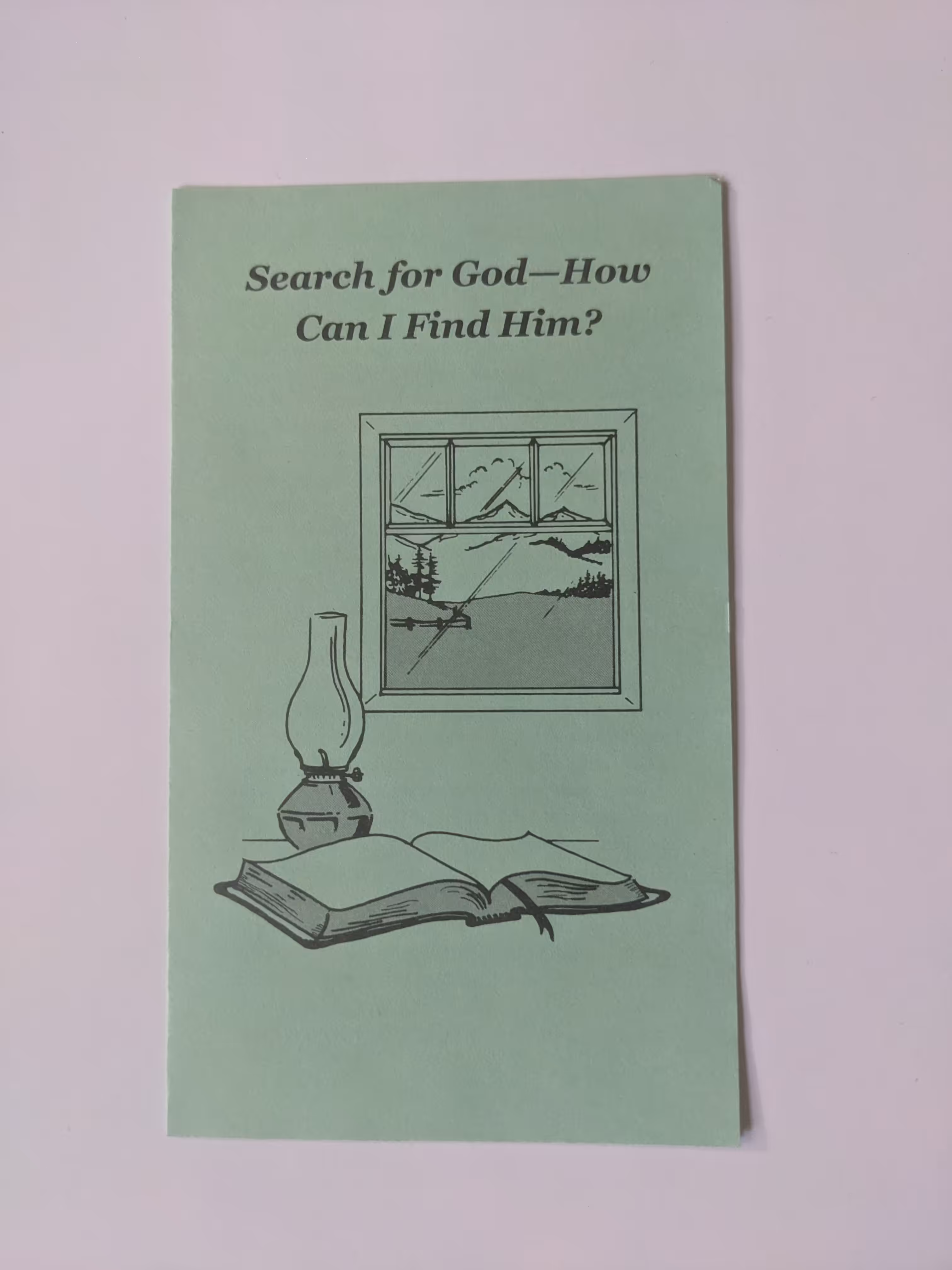 Subway Jesus Pamphlets: Search for God - How Can I Find Him?
