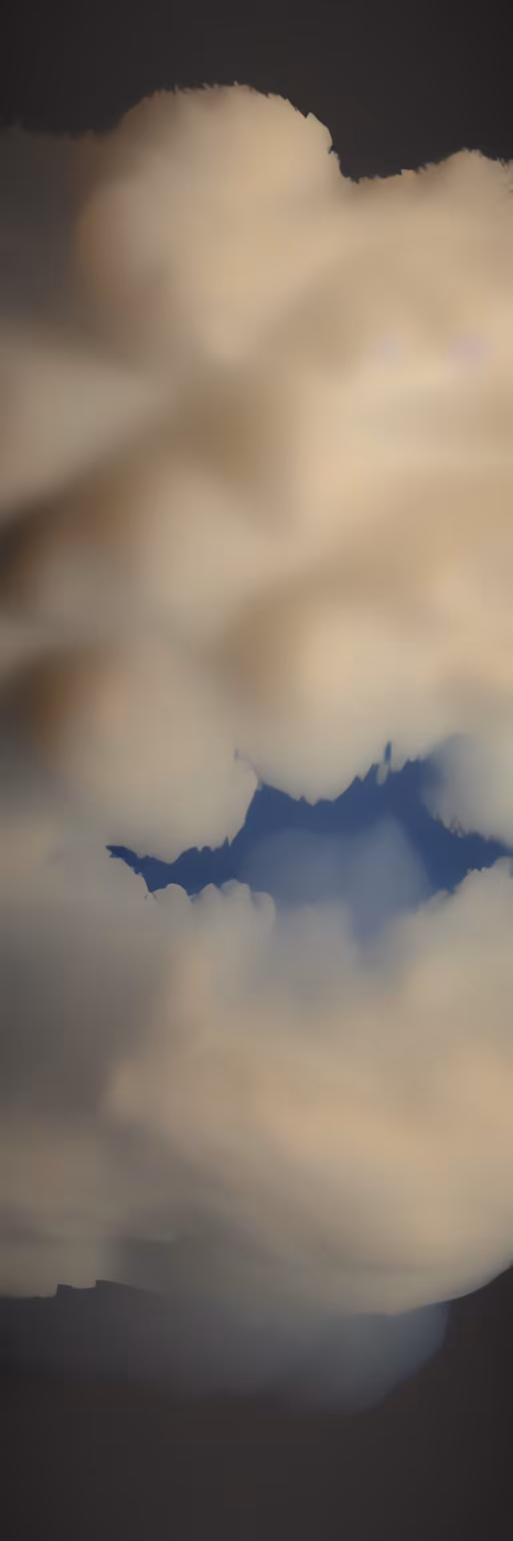 constricted ☁︎ clouds ☁︎ in narrow stripes