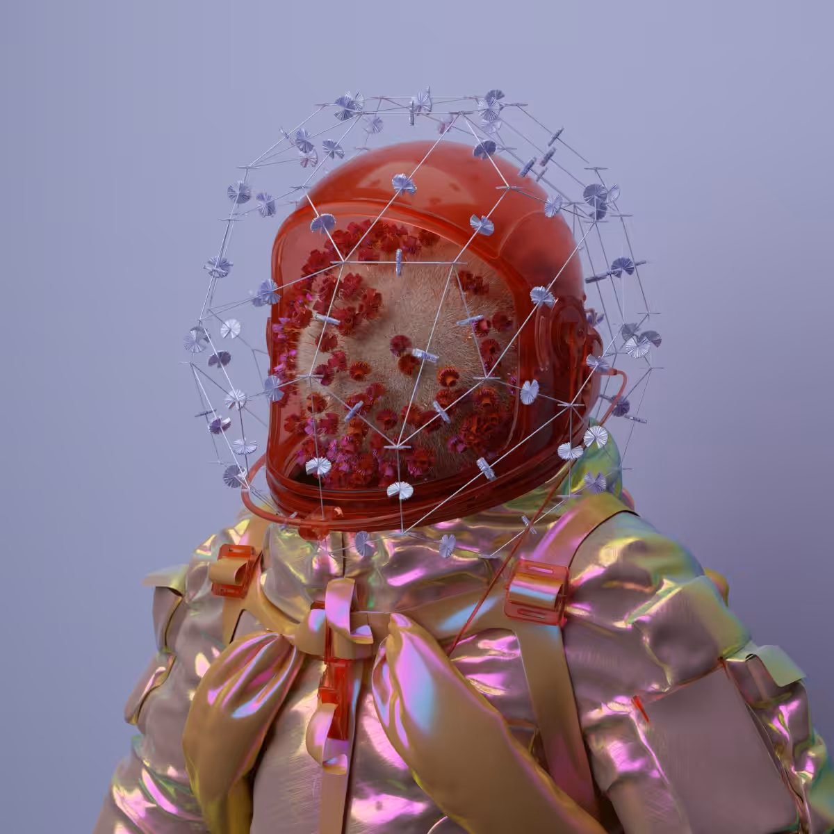 Portrait photograph from space man No.35