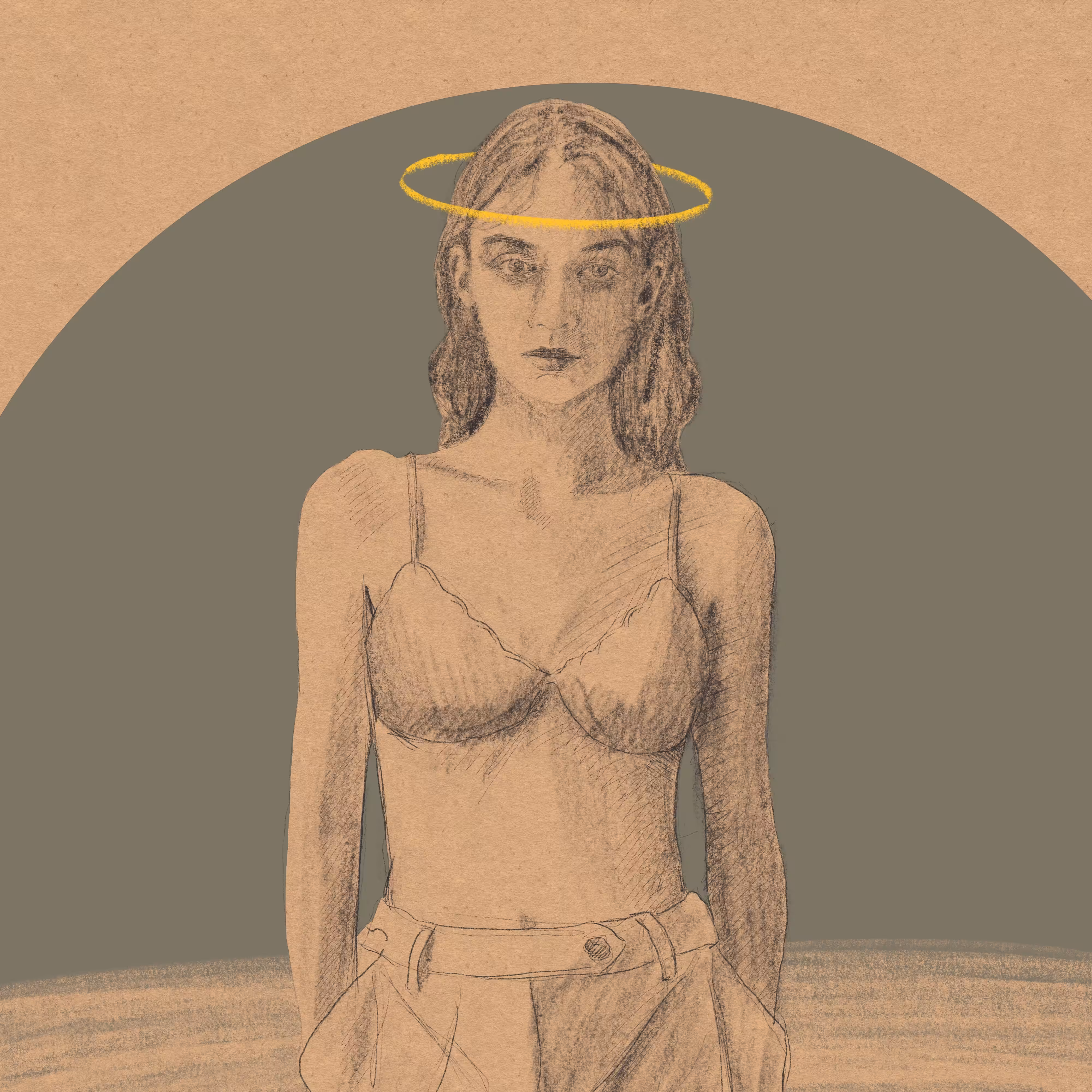 Angel with Hand in Pocket