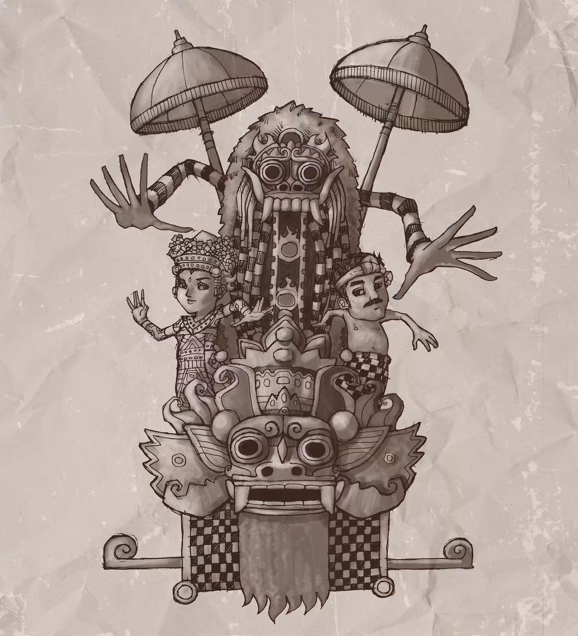 Barong and Rangda