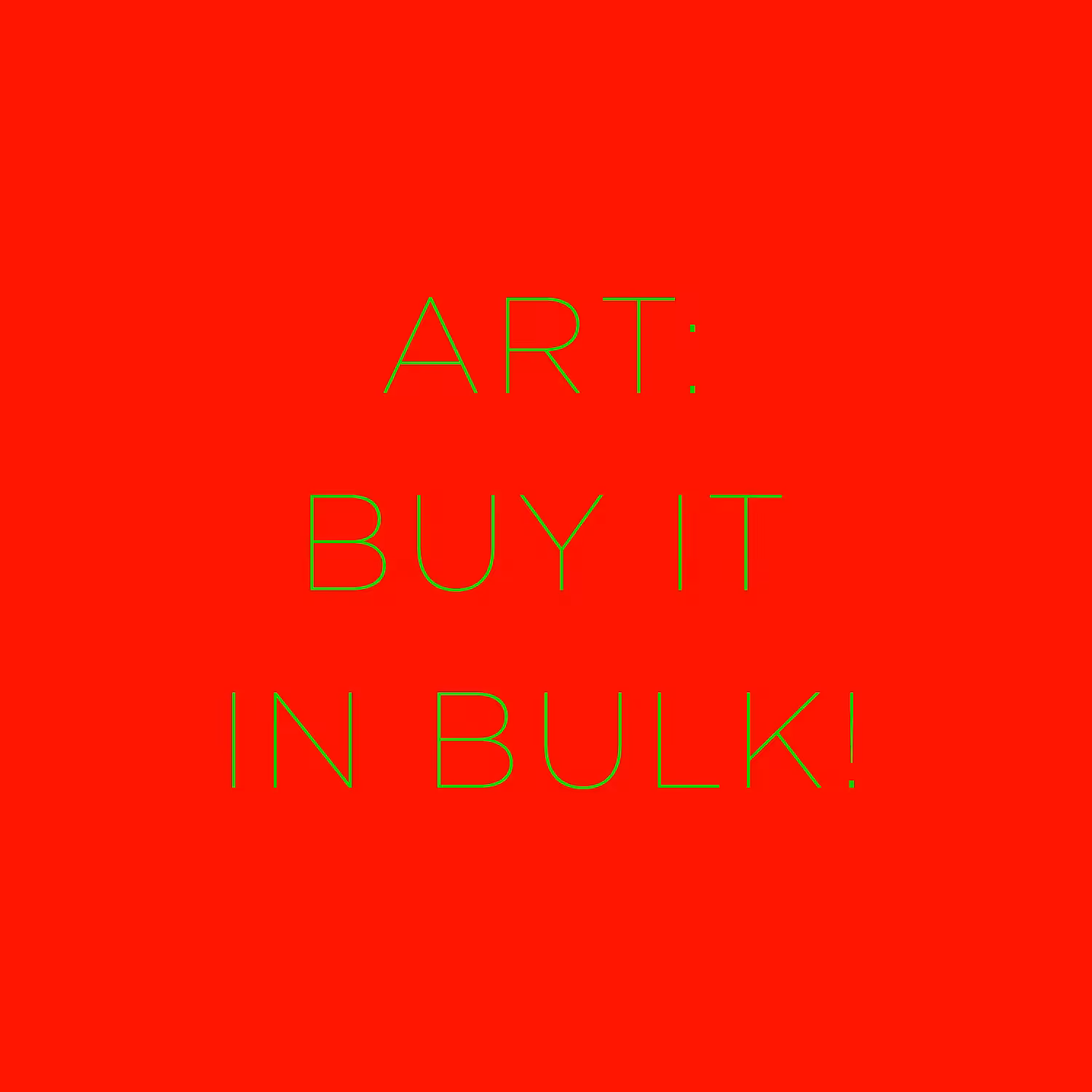 bulk! #1