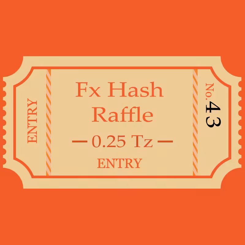 Tezos Raffle Ticket #3