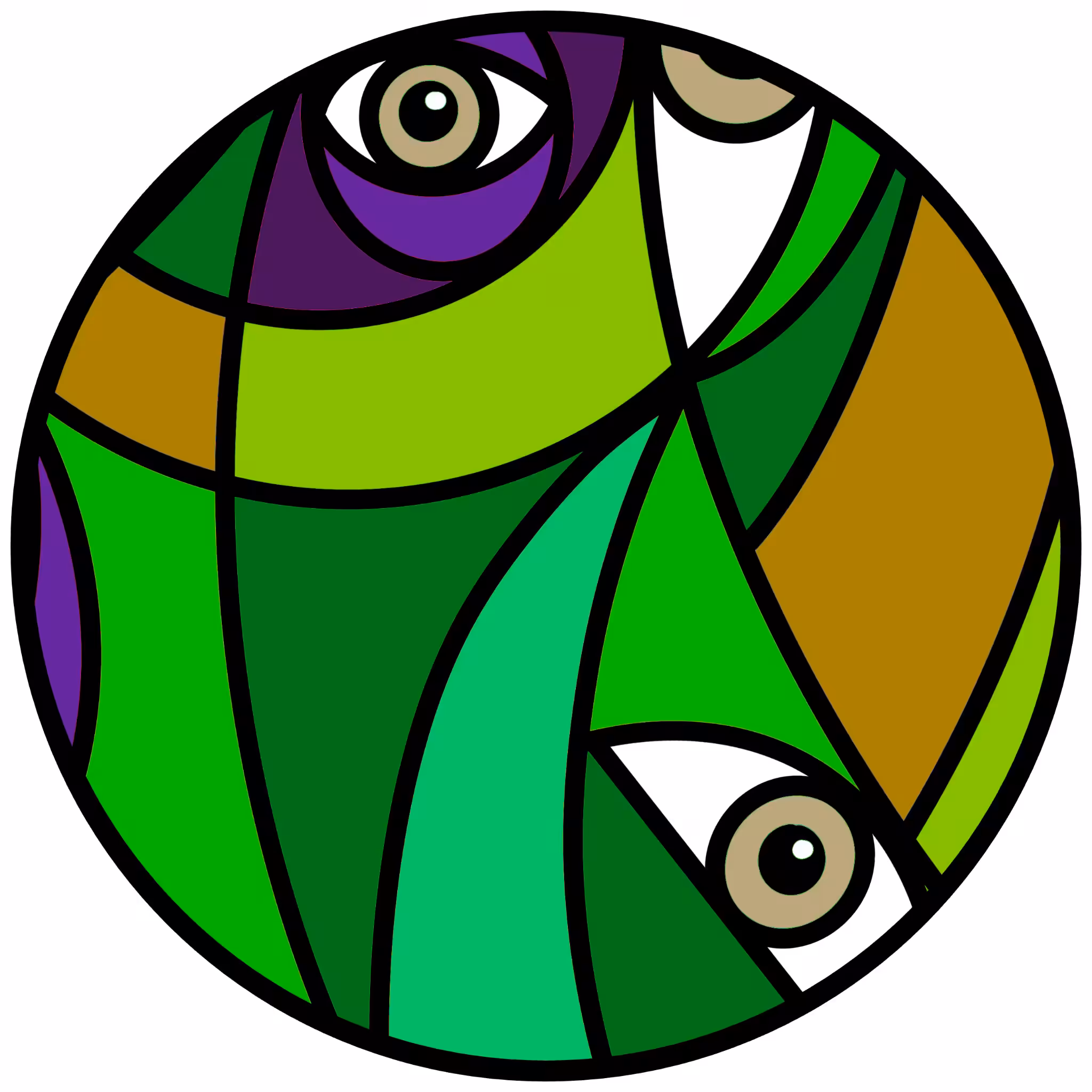 Cubist Circle 3