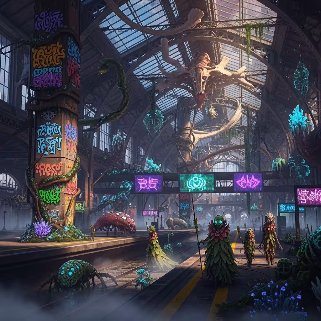 NightCafe Creations: Surreal Mall 1