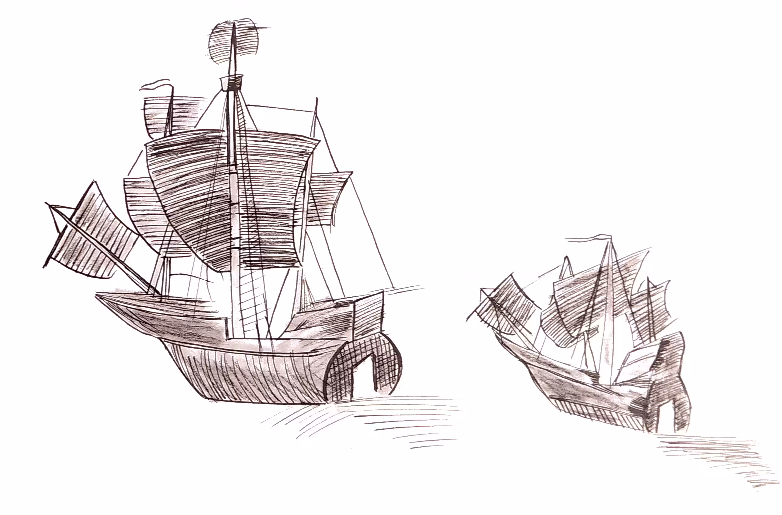 dos barcos viniendo