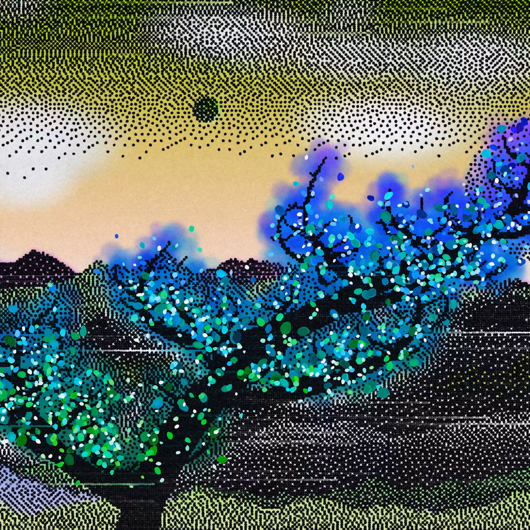 Dithered Branches #98