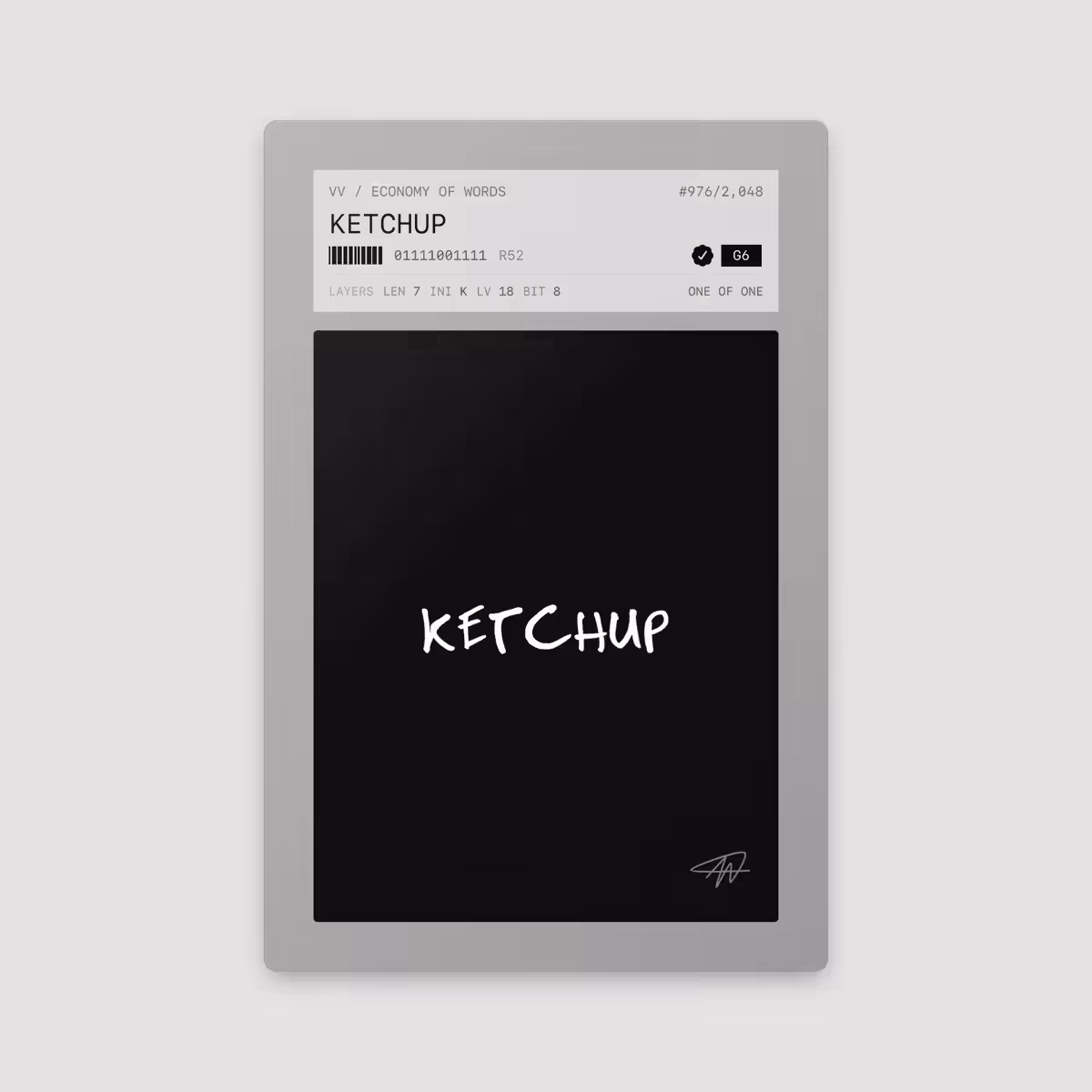 KETCHUP · #976