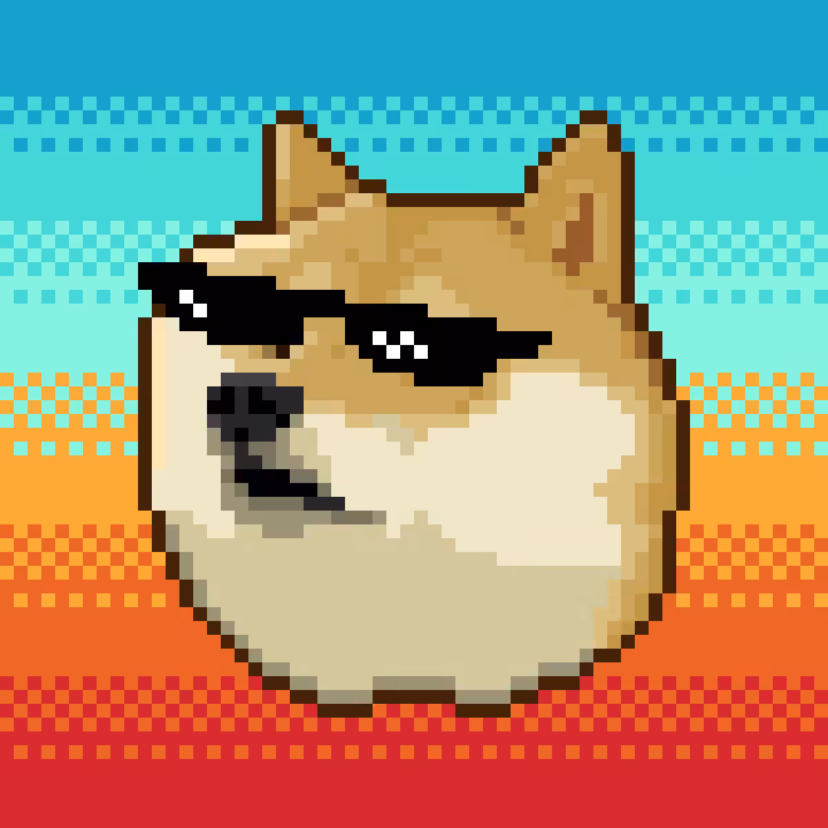 Wiggly Deal With It Doge