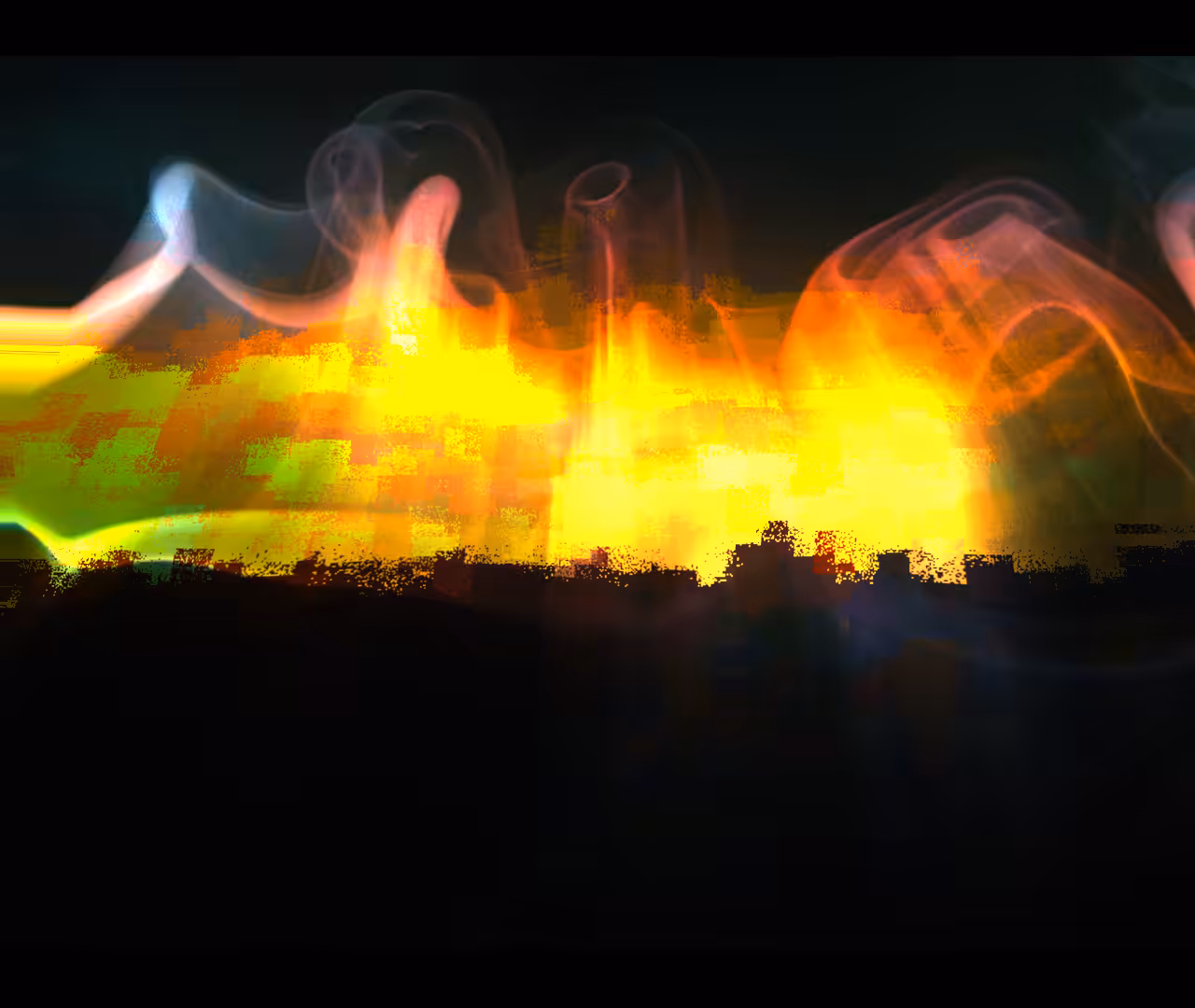 AbstractKinxpressionism Dawn Ignited