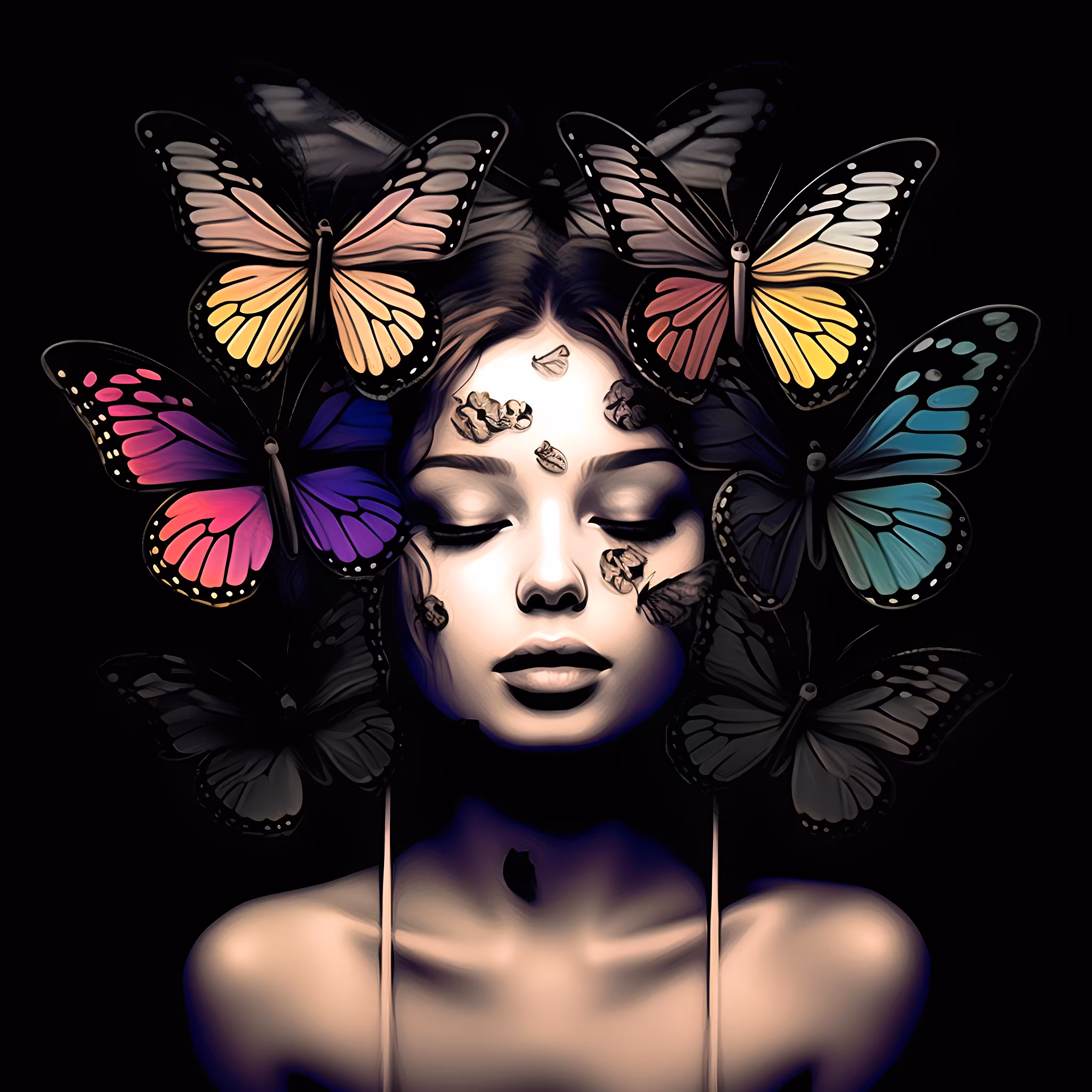 Fluttering Regal Elegance