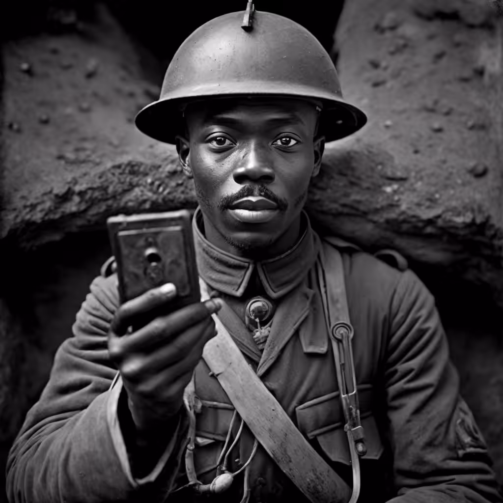 "Selfie From The Front Line."