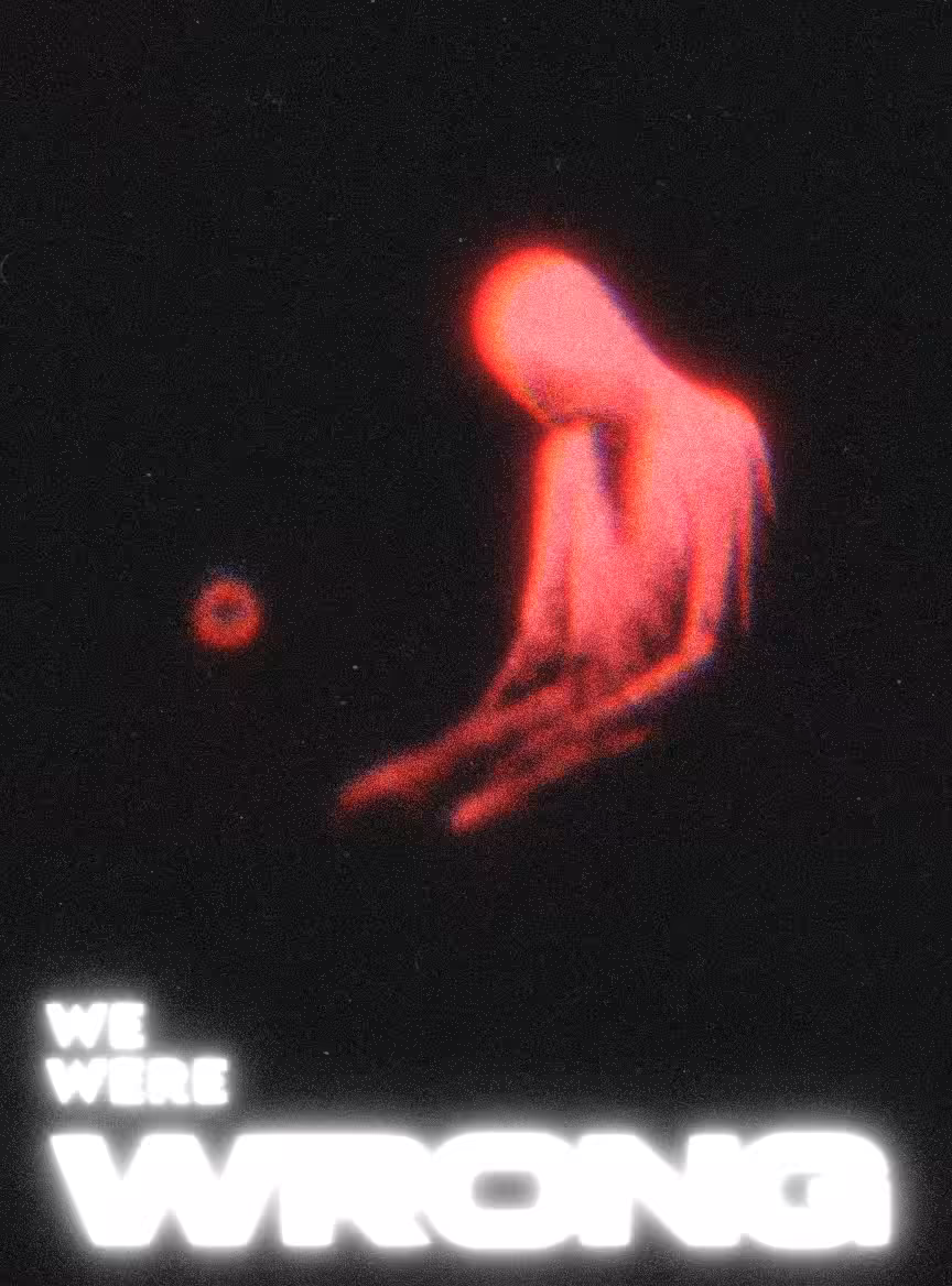 we were WRONG