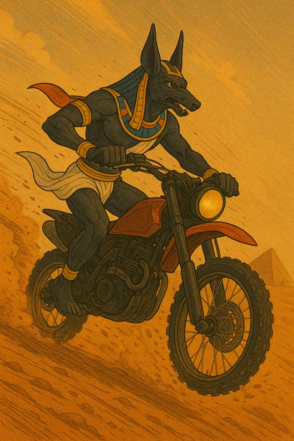 The Desert Ride of Anubis