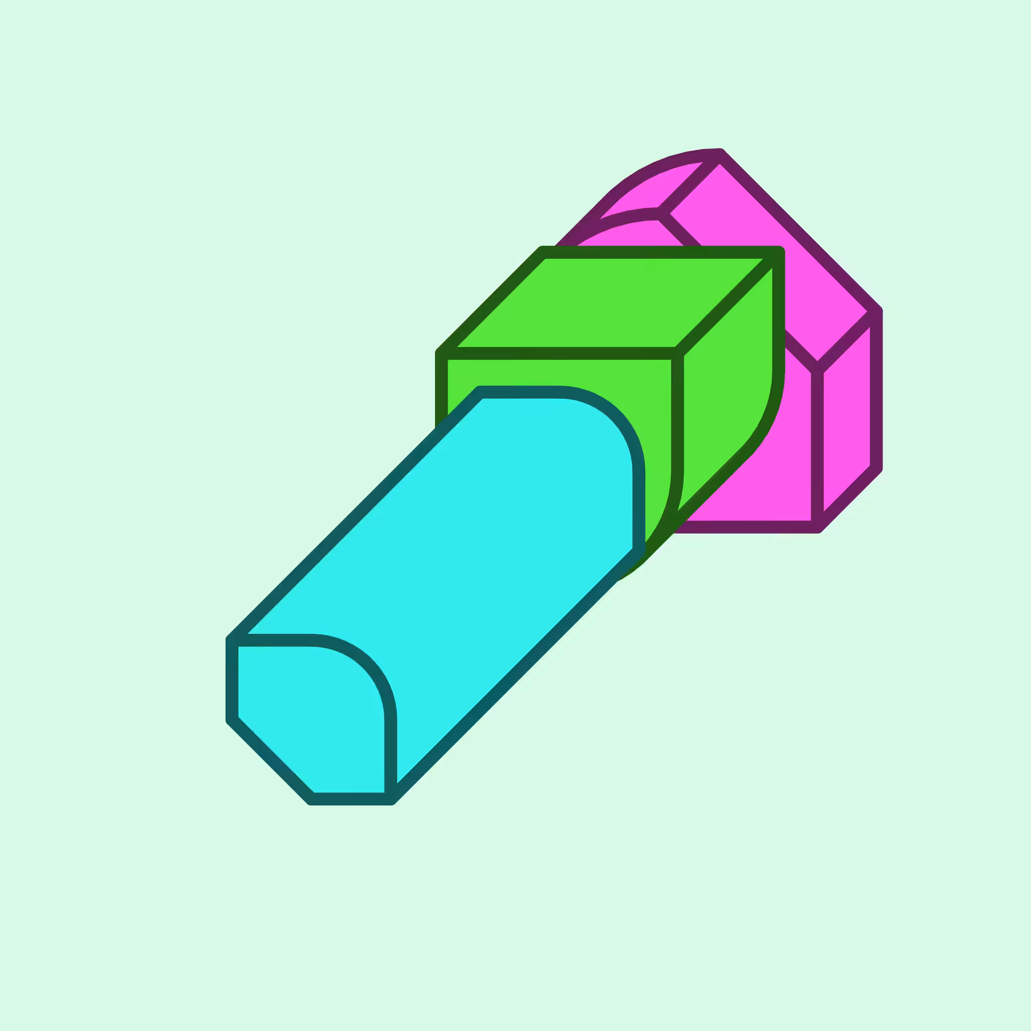 Calm shapes #1333
