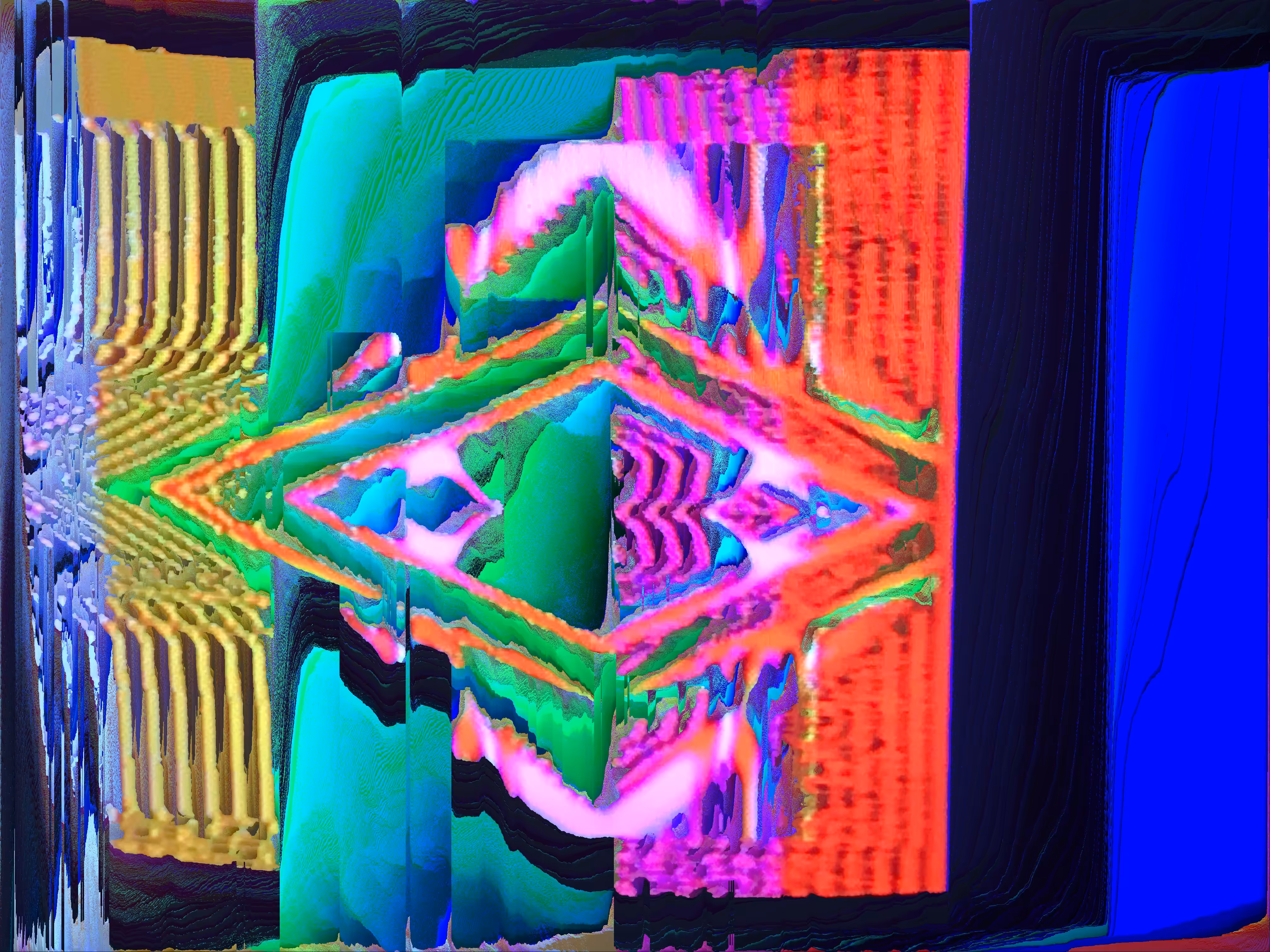 Liquid Diamond in the Color Bars Dimension 