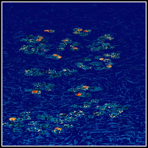Polluted water lilies #95