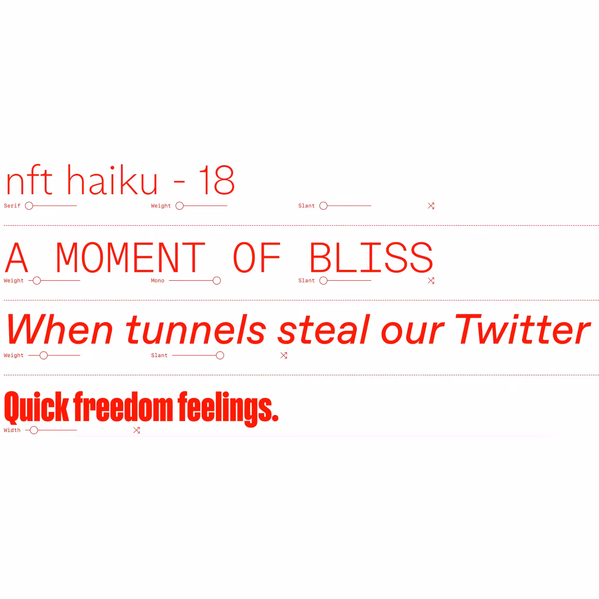 NFT HAIKU - 18