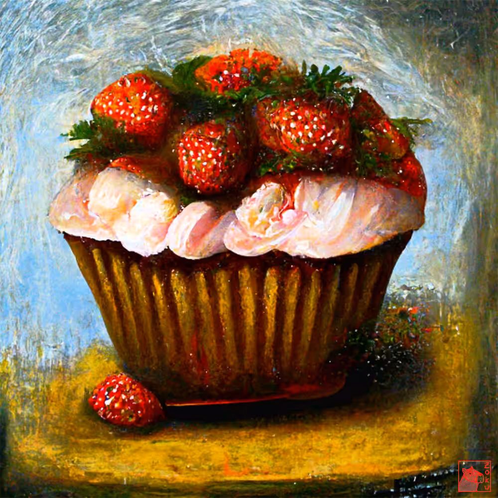 Strawberry muffin