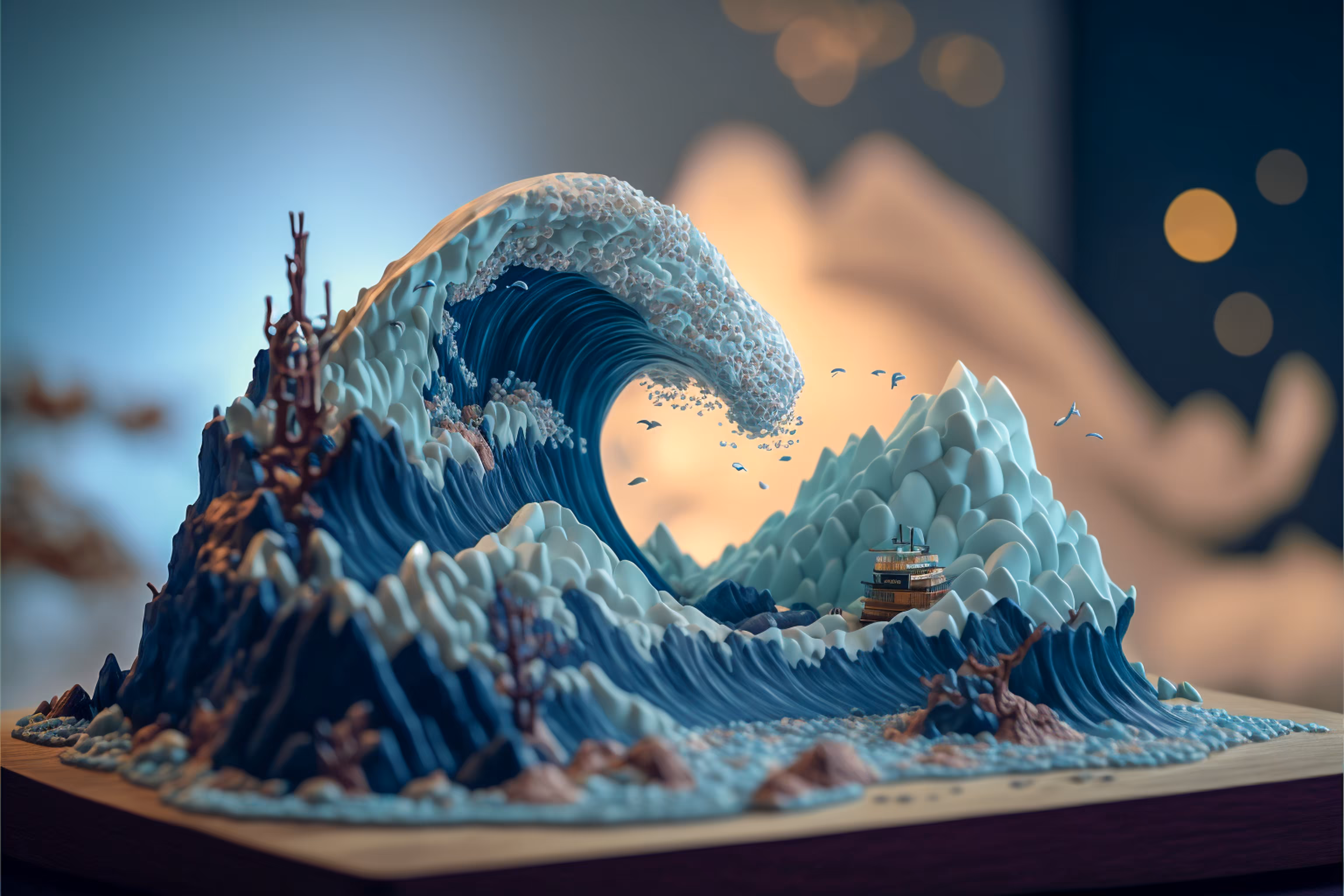 Dioramas - The Great Wave : 12