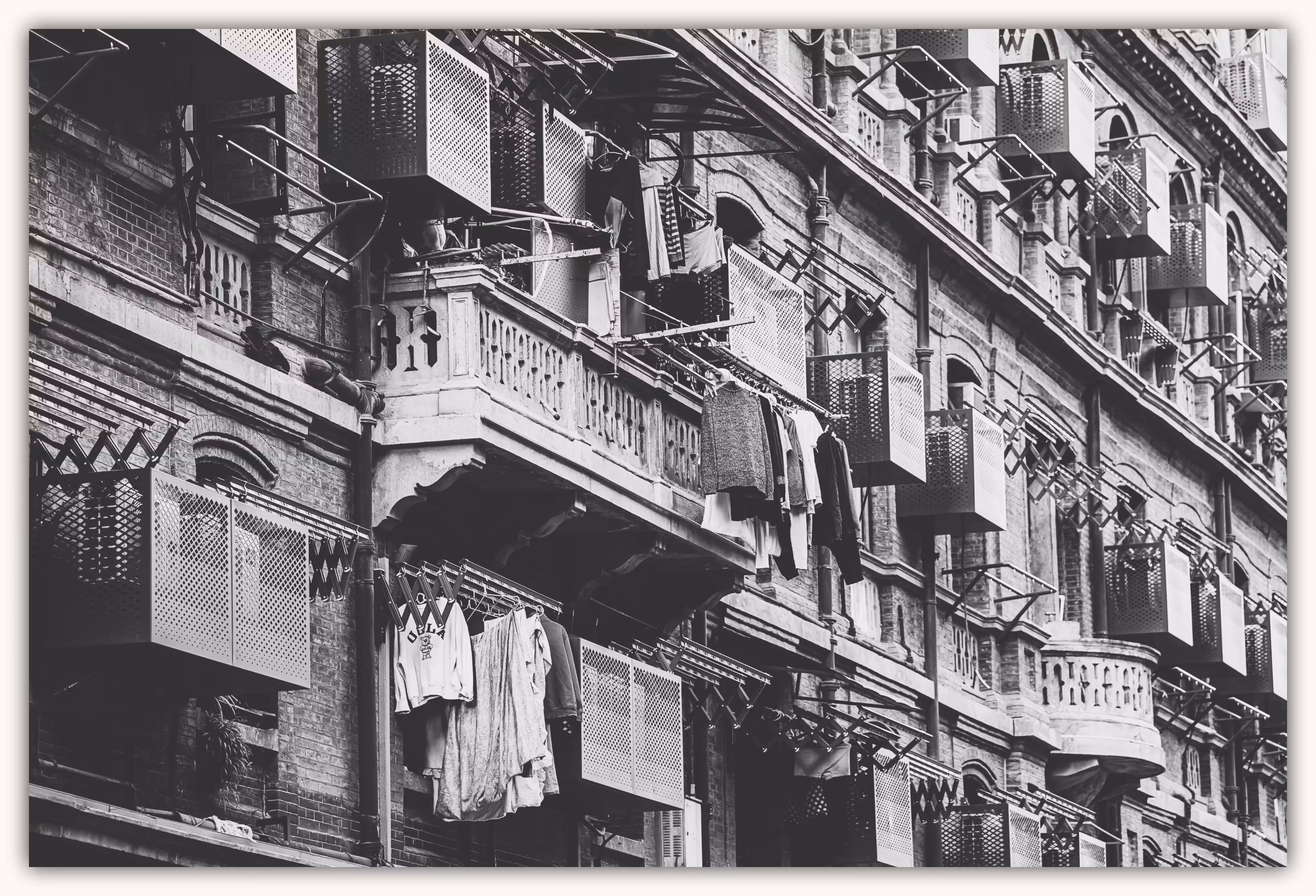 Hanging laundry Shanghai