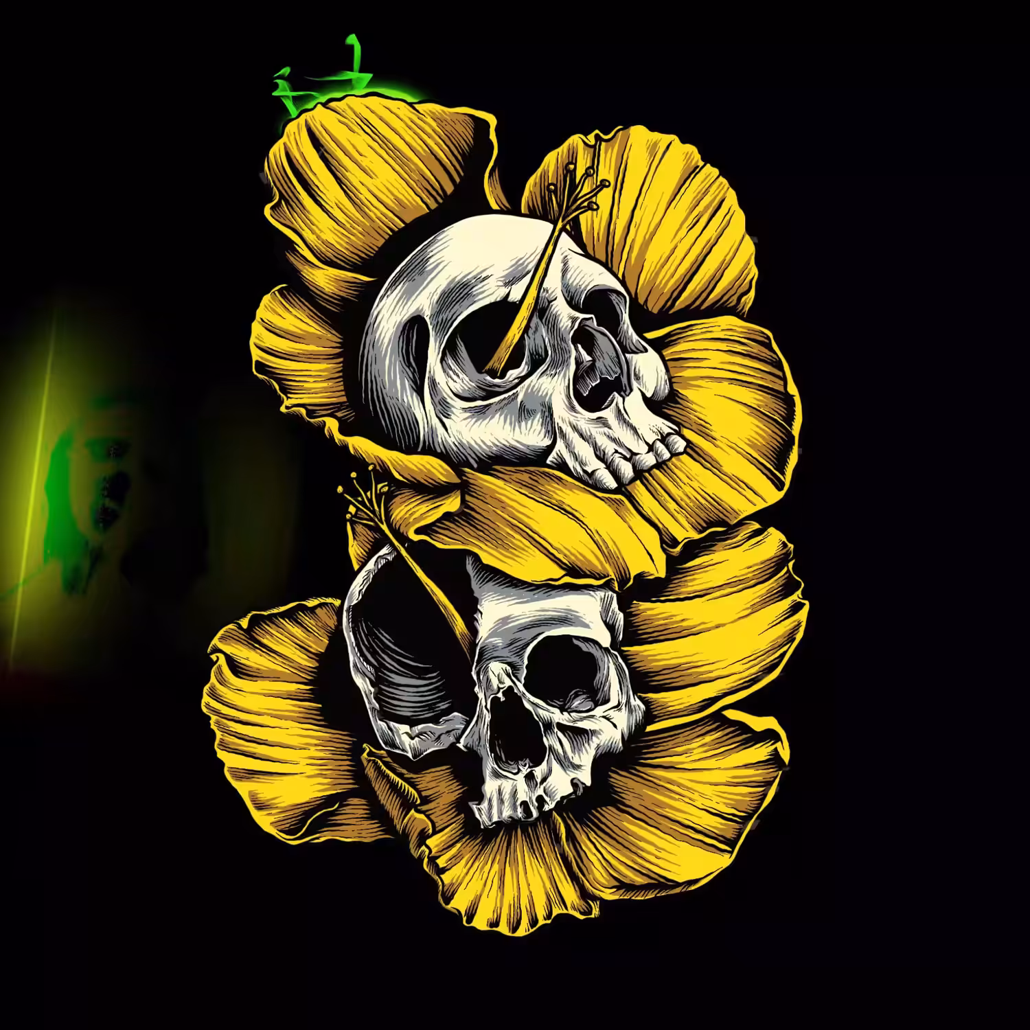 Flower Skull