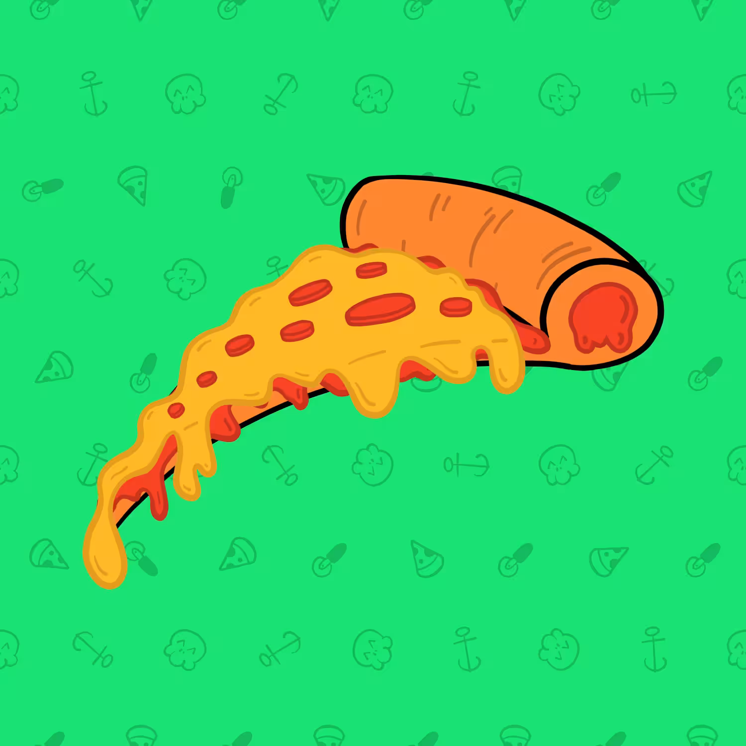 The Unfolding Pizza