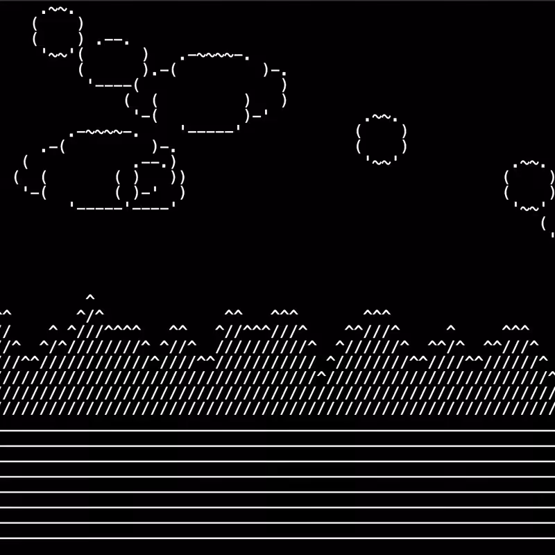 ASCII Landscape