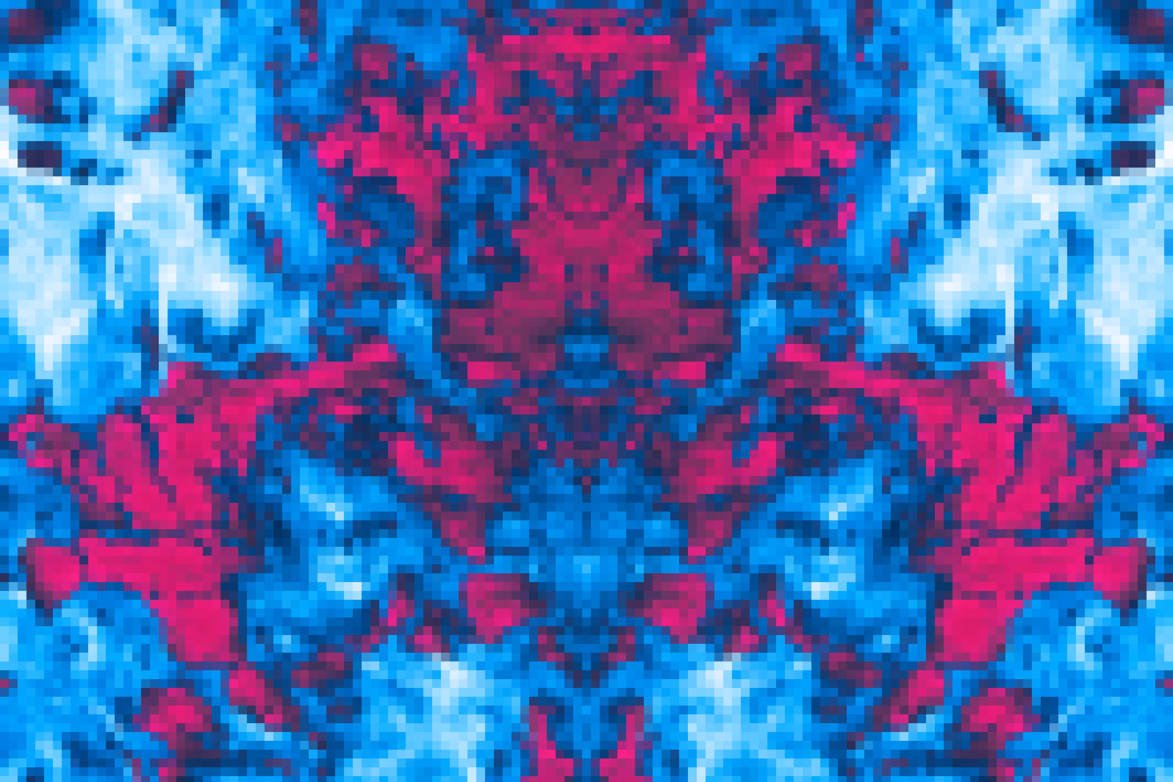 Pixel Rorschach #8