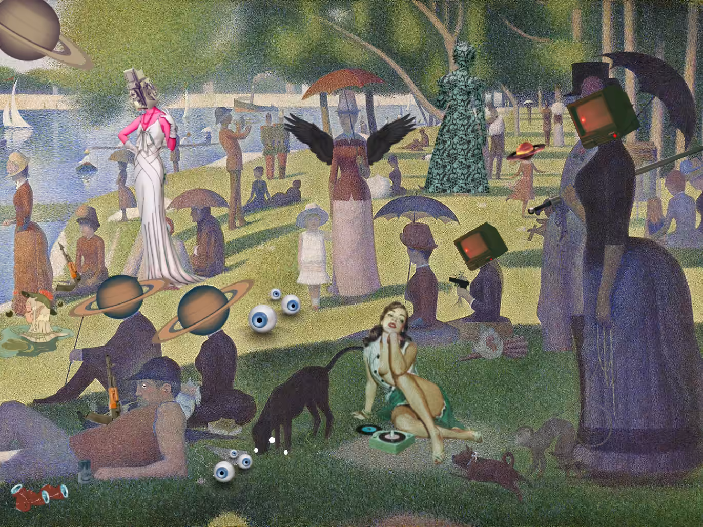 W3 VINTAGE METAVERSE (GEORGE SEURAT EDT)