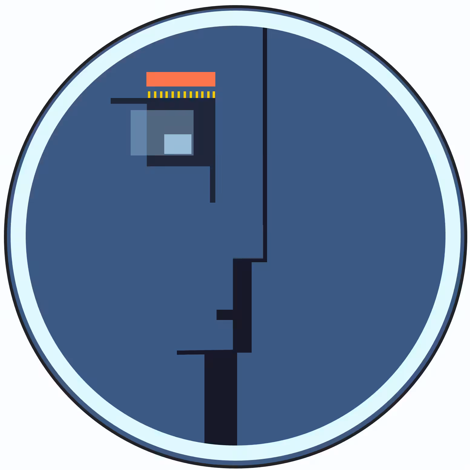 Bauhaus Faces: #050 - Colorful