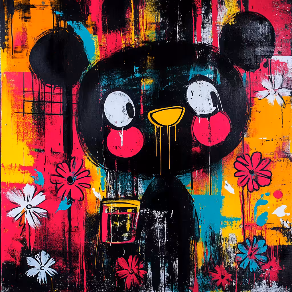 Street Art: Black bear