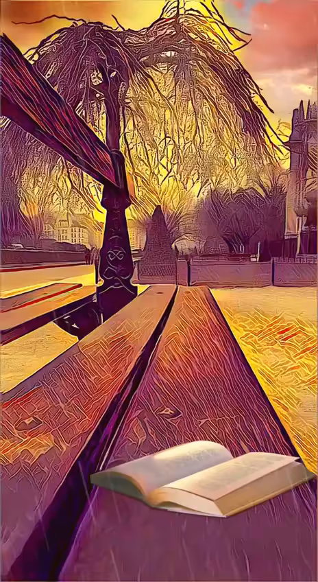 The bench of him