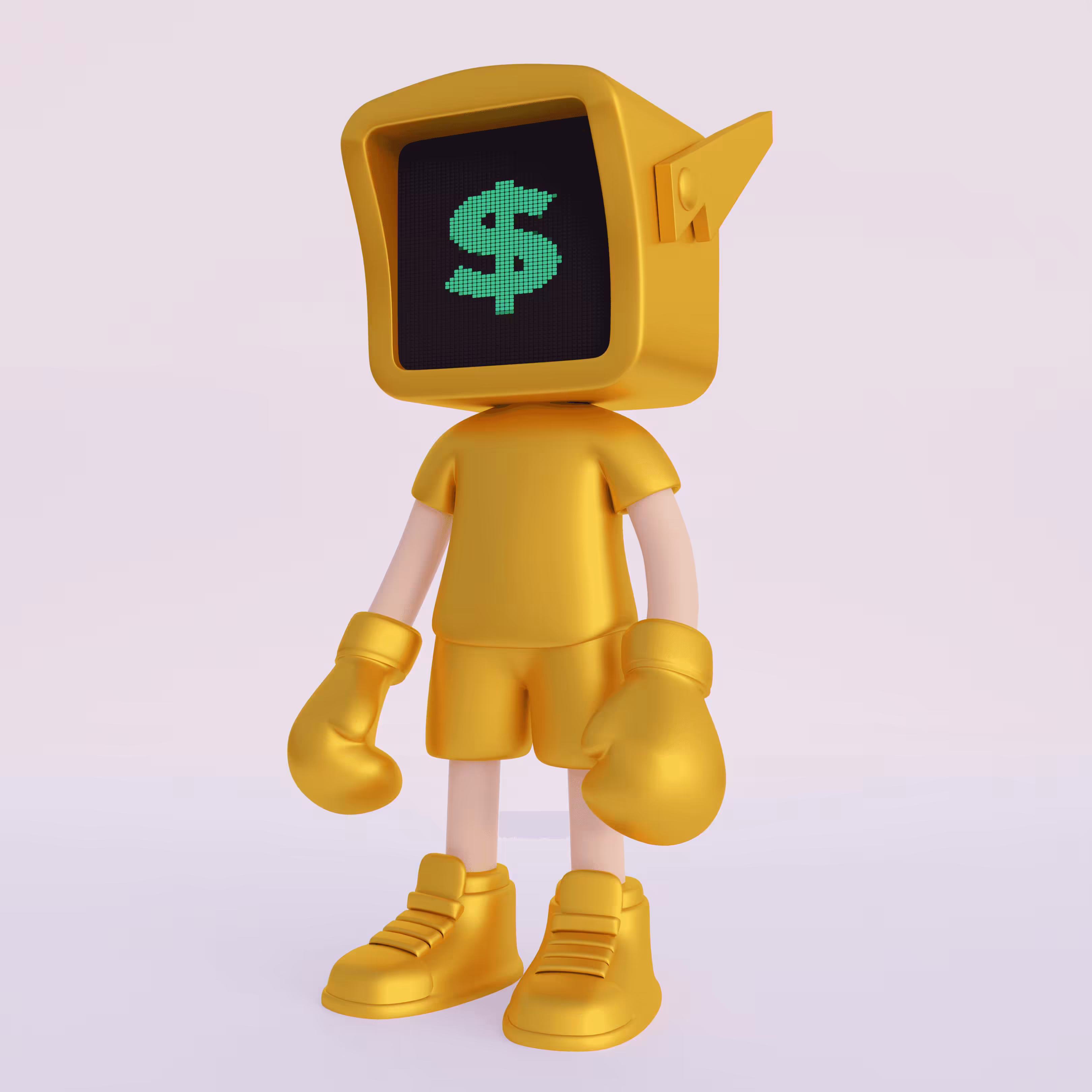 LCD BOY (Gold) #011