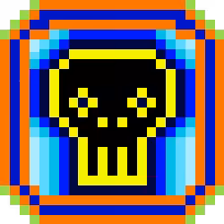 Skulls Pixels Coins #7